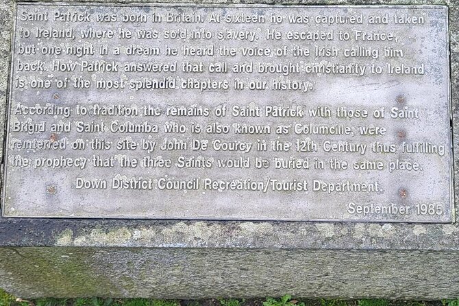 St Patrick's Centre & Burial Site + Hillsborough Castle & Gardens - Scenic Break in Newcastle at the Foot of the Mourne Mountains