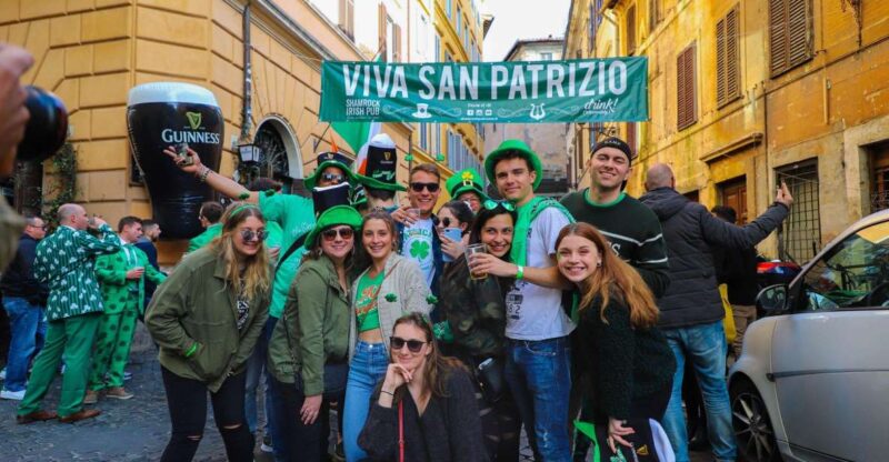 St Patricks Day in Rome - The First Pub: Guinness, Jamesons, and Irish Gear