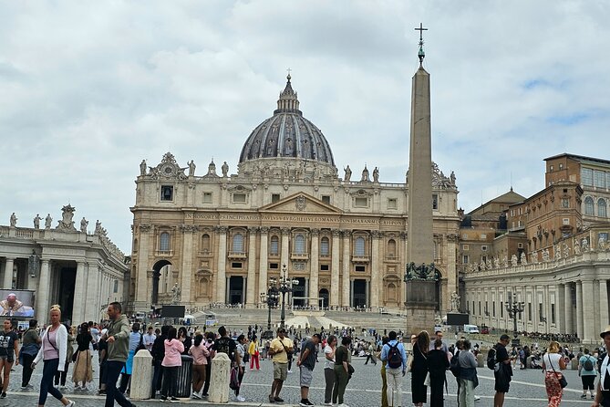 St. Peter's Basilica Dome to Underground Grottoes Tour - Starting at St. Peters Square and Its Majestic Obelisk