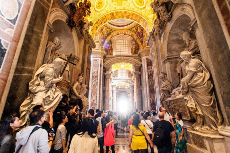 St Peter's Basilica Express Guided Tour with Dome Climb - Climbing Michelangelo’s Cupola for Stunning Views