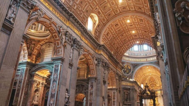 St. Peters Dome Climb & Basilica Tour - Vatican's Finest - Visiting the Crypt with Papal Tombs and St. Peter’s Tomb