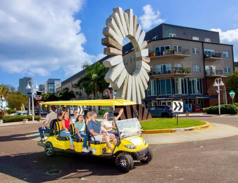 St. Petersburg: Downtown Sightseeing Electric Golf Cart Tour - Starting Point and Parking Tips at Hollander Hotel