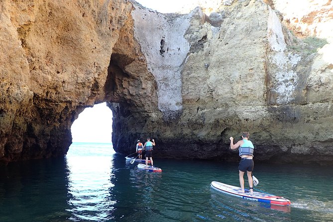 Stand Up Paddle Sunrise Caves Tour in Lagos - Paddleboarding Gear and Safety Equipment