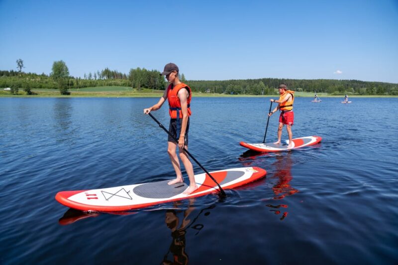 STAND UP paddle surf - Exploring the Scenic Lakes and Rivers of Lapland