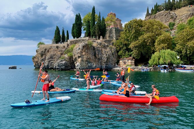Stand up Paddle Tour in Lake Ohrid - Exploring Hidden Water-Accessible Spots on Lake Ohrid