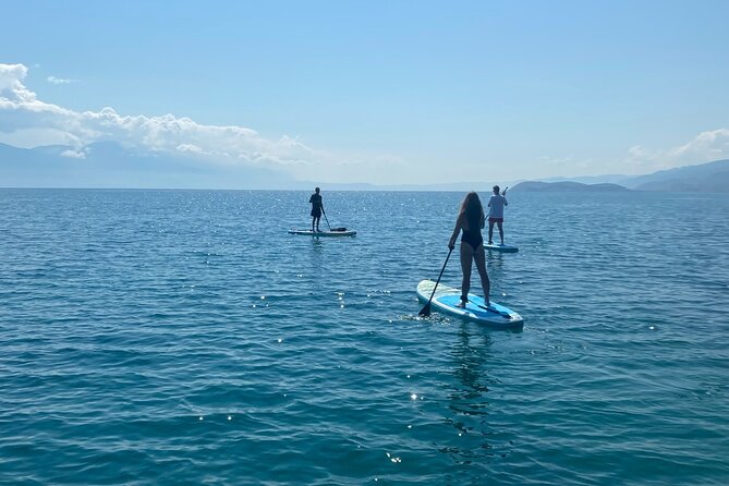 Stand-Up-Paddle Tour on Lake Ohrid - Visiting the Cave Church St. Archangel Michael from the Water