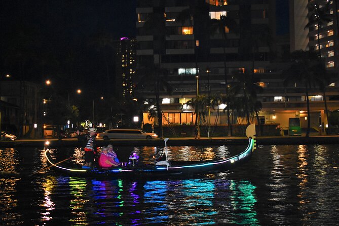 Starlight Waikiki Gondola Cruise (non shared) evening/moonlight - Key Points