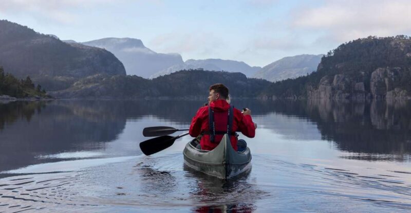Stavanger: Preikestolen Hidden Trail Hike + Canoe + Lunch - Transport, Pickup, and Group Size