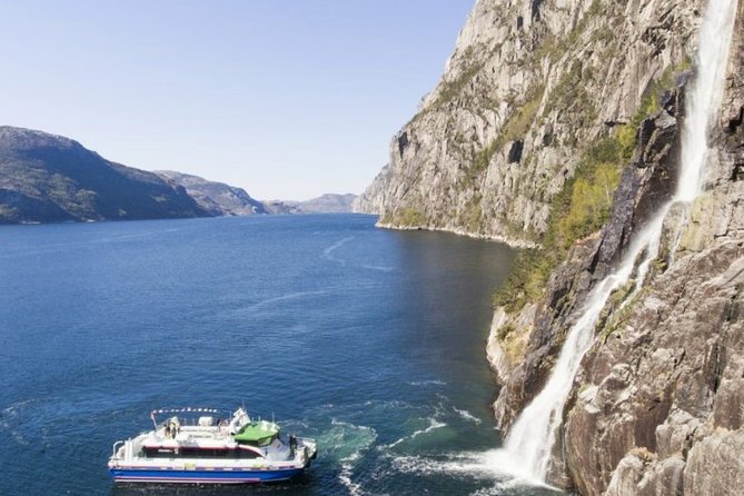 Stavanger: Waterfalls, Caves and Rock Tour By Sea - The Convenience of Starting Near the Cruise Ship Terminal