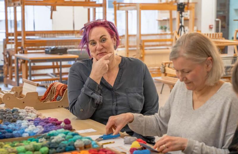 Stirling: Weave A Tartan Scarf In A Day Workshop - The Option to Elevate Your Scarf with Rowan Felted Tweed