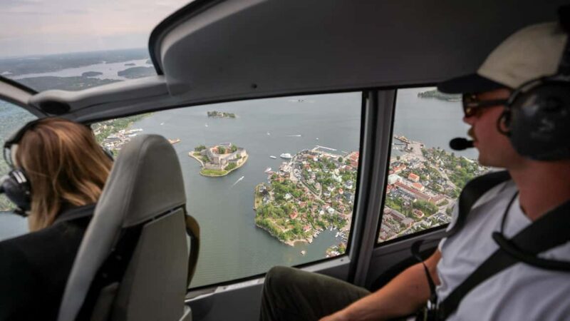 Stockholm 30-minute Private Helicopter Tour with Vaxholm - Reaching the Inner Archipelago and Vaxholm Castle