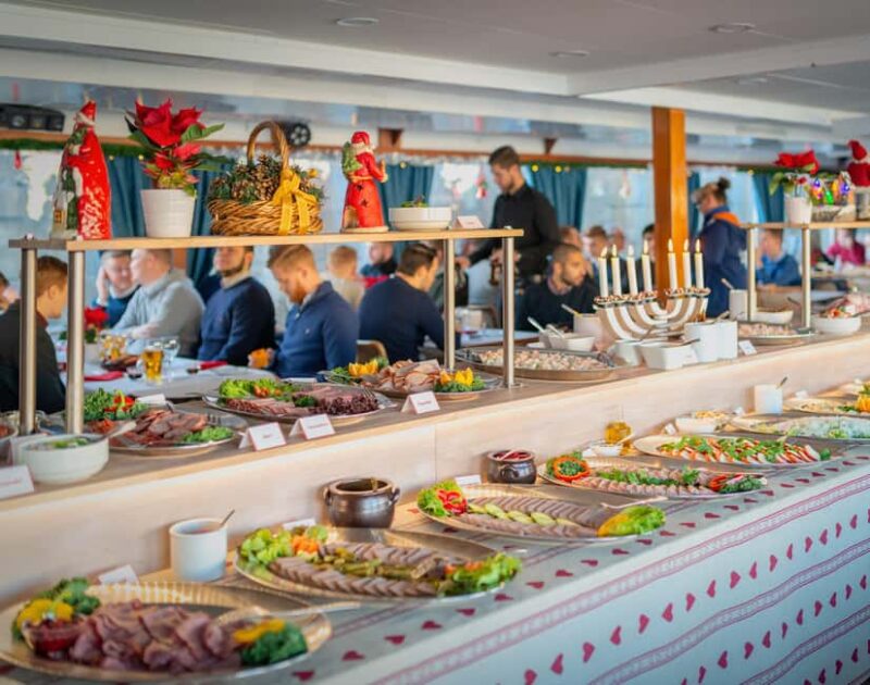 Stockholm: All-You-Can-Eat Christmas Buffet Cruise Livemusic - Key Points