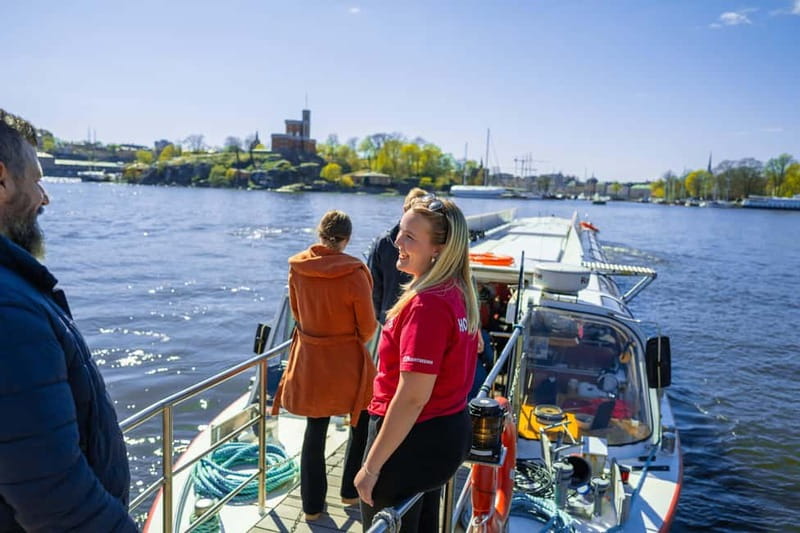 Stockholm: City Cruise with Fresh Pizza - Key Points
