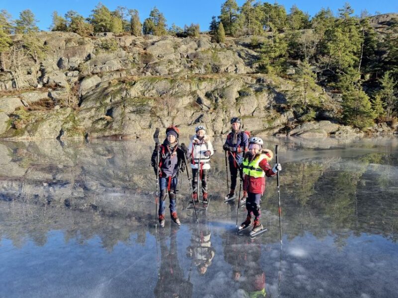 Stockholm: Family Friendly Private Ice Skating Tour & Lunch - Fun for Children and Adults: Kicksledding and More