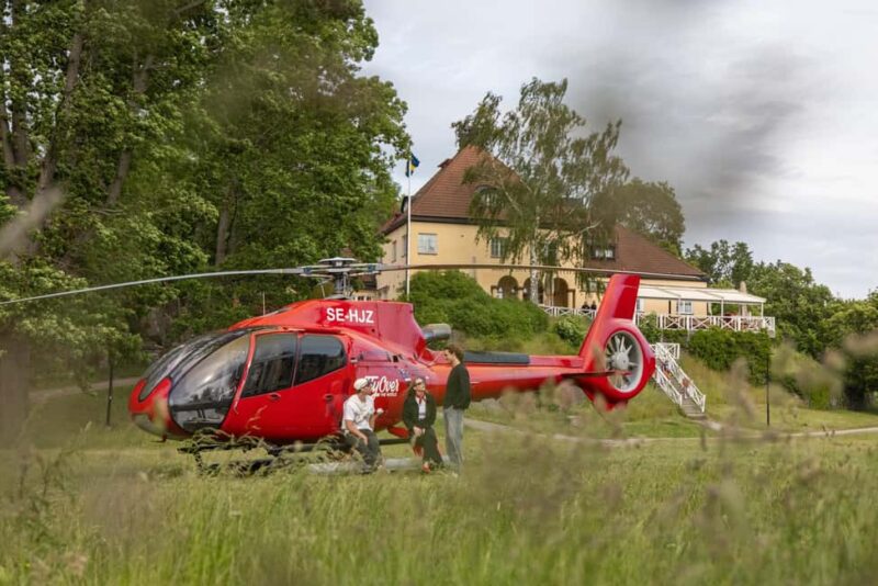 Stockholm Helicopter Tour with Lunch at Grinda - Discover Stockholm from the Sky with a Helicopter Tour and Archipelago Lunch