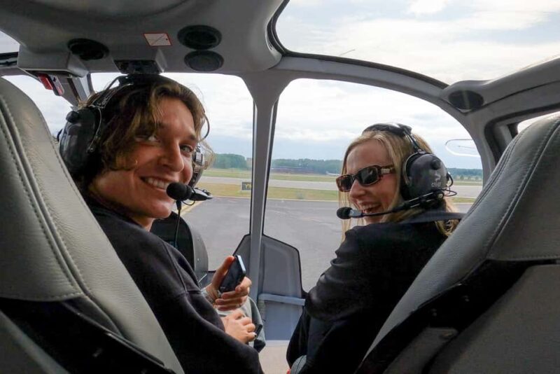 Stockholm Helicopter Tour with Lunch at Grinda - Return Flight and Scenic Views Back to Bromma