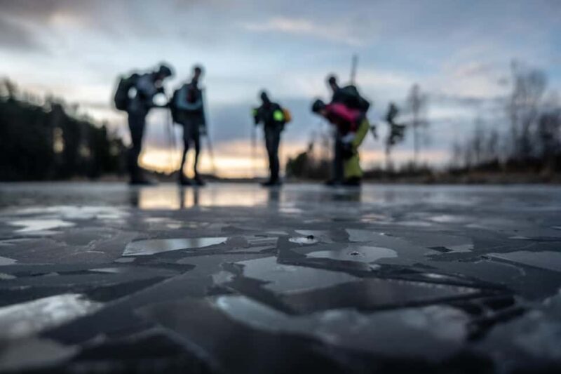 Stockholm: Ice Skating with fire & chance of Northern Lights - Key Points