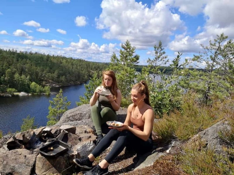 Stockholm: Nature Reserve Hiking Tour with Campfire Lunch - Hiking Through Dense Forests and Granite Cliffs