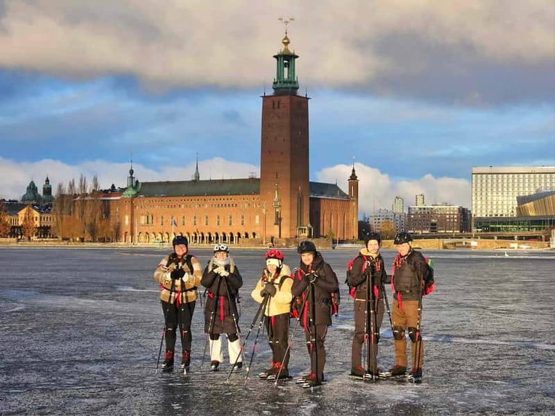Stockholm: Nordic Ice Skating for Beginners on a Frozen Lake - Return Journey to Stockholm City Center