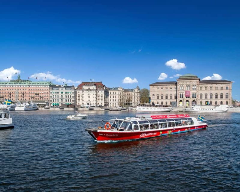 Stockholm: Royal Bridges & Canal Boat Tour with Audio Guide - The Sights of Gamla Stan and the Archipelago