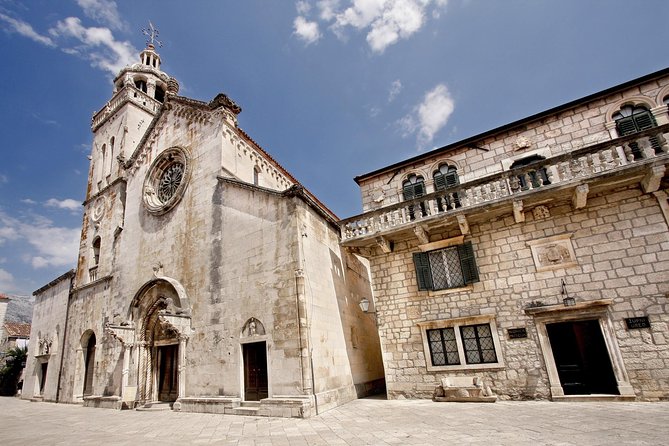 Ston and Korcula Island Day Trip from Dubrovnik with Wine Tasting - Exploring Korcula Island and its Walled Town