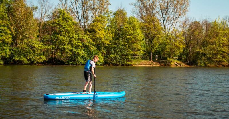 Stuttgart: Stand Up Paddling Rental - Exploring the Neckar with a Stand-Up Paddleboard