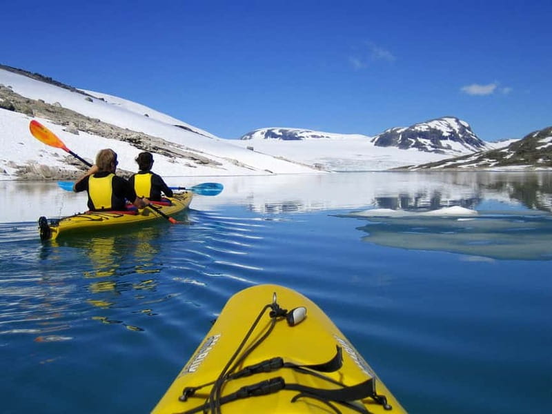 Stygge: Kayaking and Glacier Hike - Exploring the Blue Ice and Crevasses of Austdalsbreen