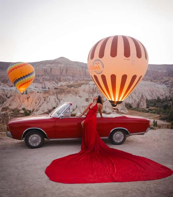 Sunrise Balloon Viewing with Classic Car Magical Cappadocia - The Unique Experience of Cappadocia’s Sunrise from a Classic Car