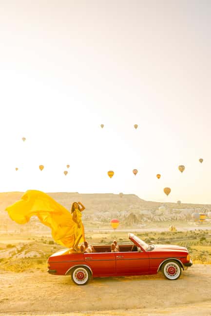 Sunrise Balloon Viewing with Classic Car Magical Cappadocia - The Classic Car Ride: Nostalgic and Comfortable
