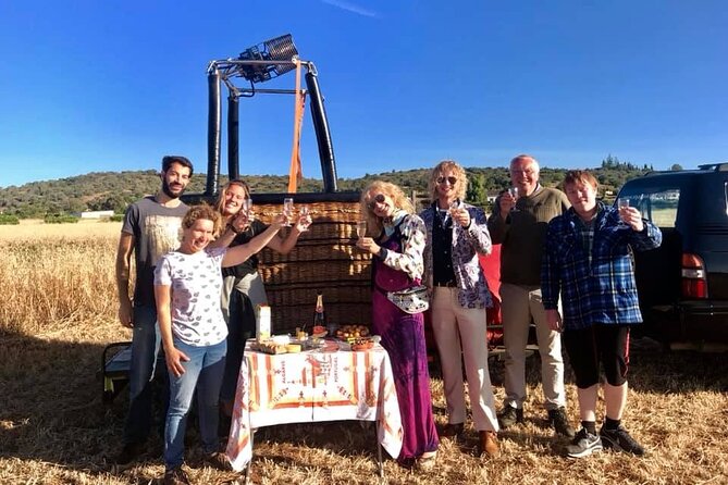 Sunrise Hot Air Balloon Flight in Algarve - The Landing and Post-Flight Celebration