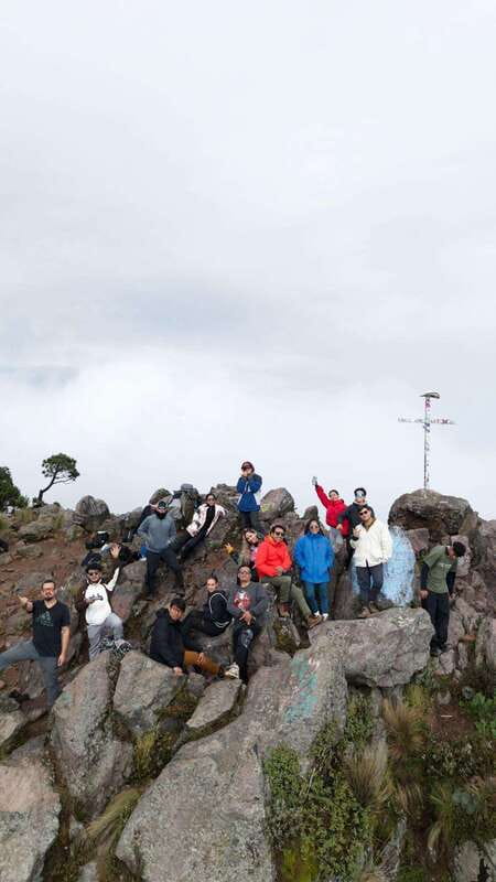Sunrise on the heights: Pico del Águila. Mexico City. - Descending the Mountain After Sunrise