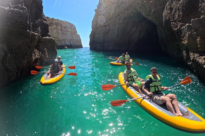 Sunrise Small Group Kayak Experience in BENAGIL Cave & 4K Photos - Paddling to Praia da Marinha and Its Famous Arches