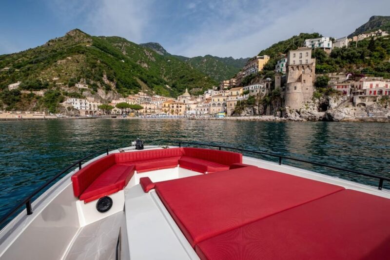 Sunset Amalfi Coast | Private boat tour - Visiting the Marmorata Waterfall and coastal towns