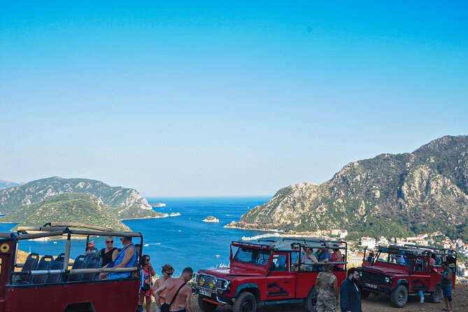 Sunset and Beach Party, Swim with Barbeque Dinner (4x4 Jeep) from Marmaris - Watching the Sunset from Balkaran Location