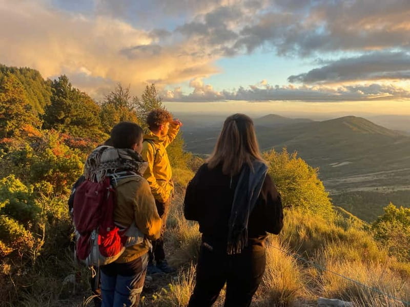 Sunset at the Monges lake and peaks - The Scenic Route: From Forest to Mountain Tops
