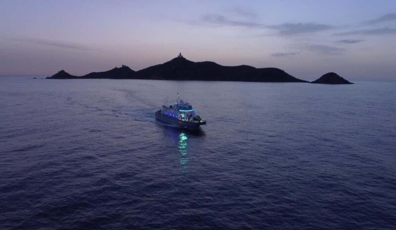 Sunset at the Sanguinaires Islands: Festive Christmas Cruise - Starting from Ajaccio’s Nave V for a Festive Scenic Voyage