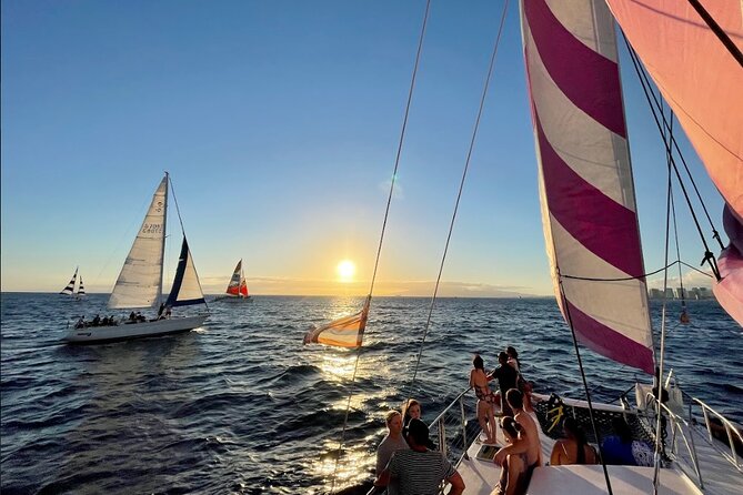 Sunset Boat Cruise: Swim and Cruise Waikiki - The Crew and Guide Interaction