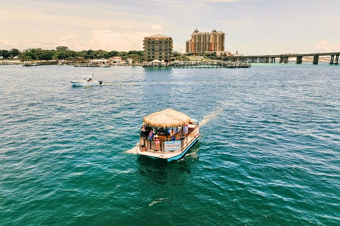 Sunset Cocktail Cruise at Crab Island - Experience a 1.5-Hour Sunset Dolphin Cruise on the Tiki Pub in Destin
