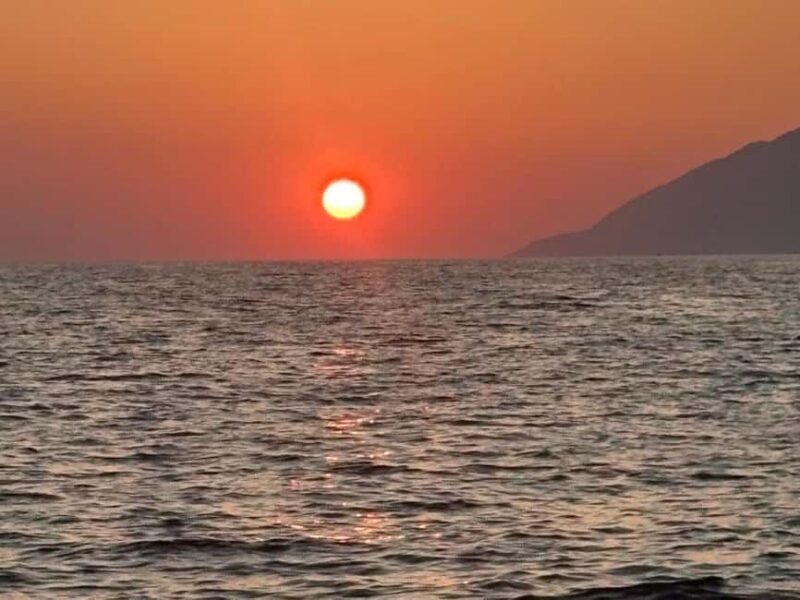 Sunset Cruise from Himara to the Pirates Cave - Setting Sail from Himara into the Albanian Sunset