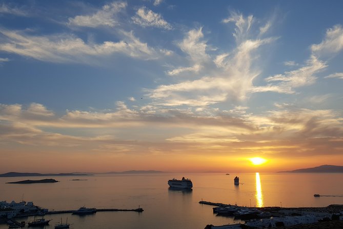 Sunset cruise to Rhenia& Little Venice with transfer - Practical Details: Transfers, Booking, and Cancellation