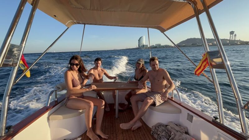 Sunset from a private Classic Yacht - Discover Barcelonas Sunset from a Private Classic Yacht for a Unique Perspective