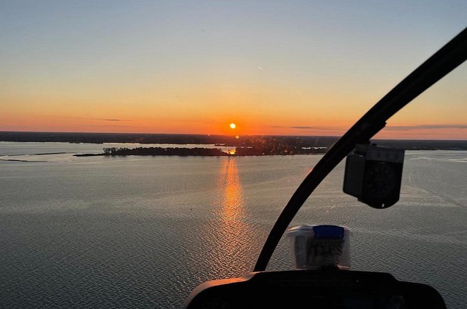 Sunset Helicopter Experience in Downtown Detroit - Exploring Detroit’s Sports Stadiums from the Air