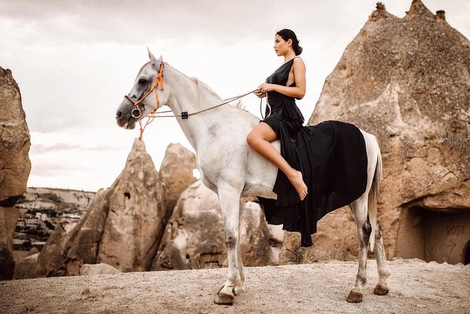 Sunset Horseback Riding Through The Valleys In Cappadocia - Riding Among Orchards and Fairy Chimneys