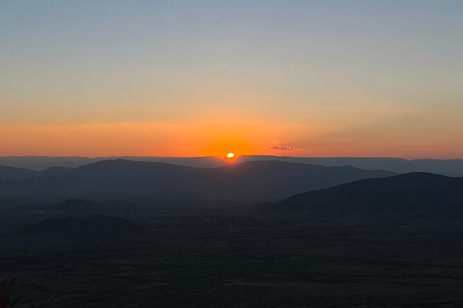 Sunset in Teotitlan at EL PICACHO - Logistics: Meeting Point and Accessibility
