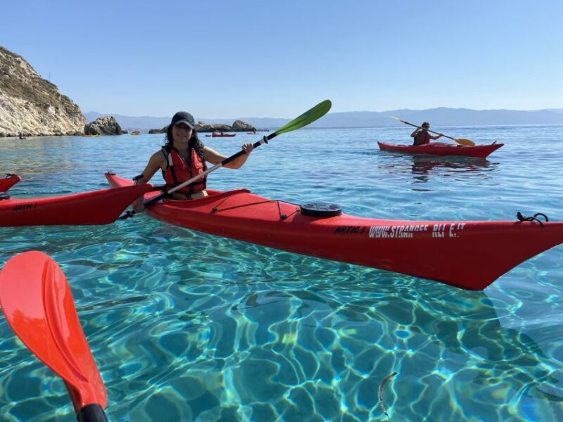 Sunset kayak tour Sella del diavolo - An Adventure in Sardinia’s Coastal Wilderness