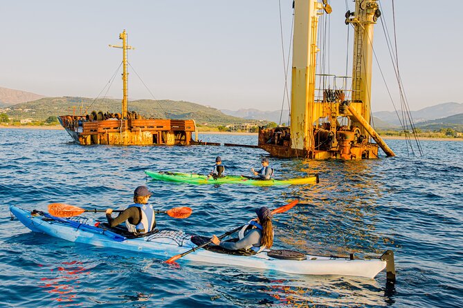 Sunset Kayak Tour to Kissamos Bay Shipwreck & Exclusive Beach - Snorkeling at the Private Beach and Underwater Formations