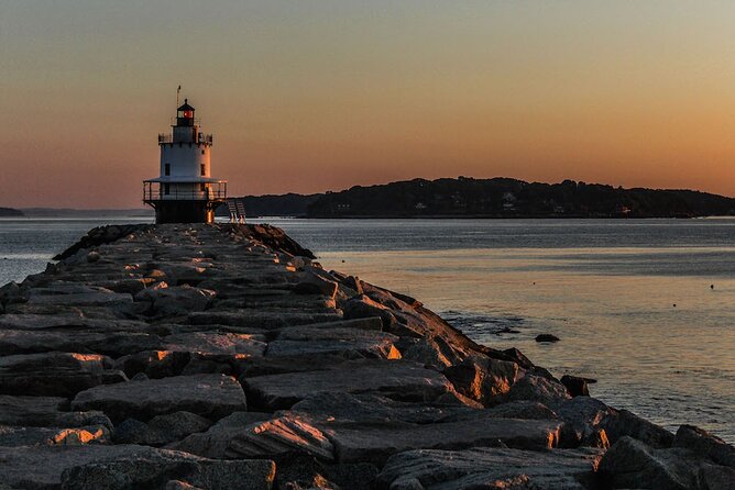 Sunset Lighthouse Cruise Tour from Casco Bay - The Caisson Light and Hog Island Ledge Fort