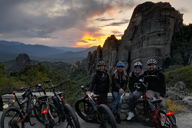 Sunset Meteora Tour on E-Bike - The Downhill Ride to Kalambaka