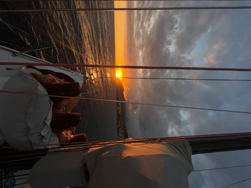 Sunset on a sailing boat - Stunning Coastal Views from Madeiras Shoreline