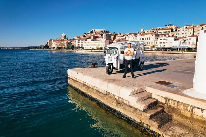Sunset panorama and 3 Fortresses Sibenik Tuk Tuk Tour - Discover Sibenik in a Unique Eco-Friendly Tuk Tuk